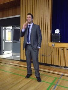 George Couros - superb keynote speaker. Photo Courtesy Salima